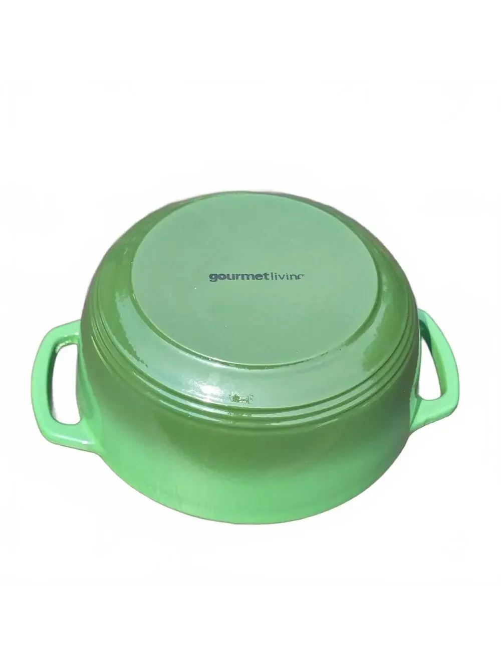 2.5 QT Enameled Cast Iron Dutch Oven with Lid Nonstick Cookware for Baking Green